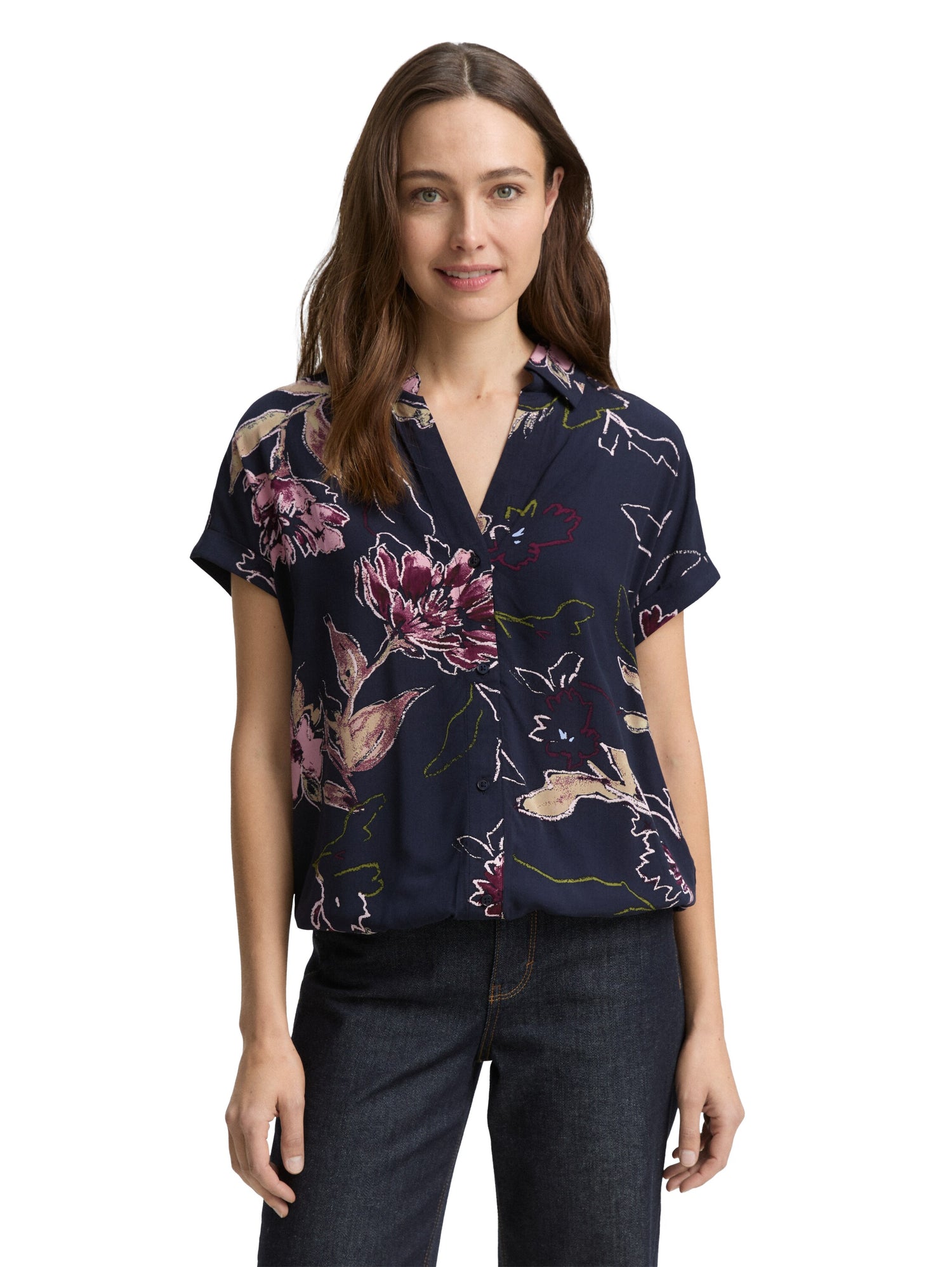 Bluse mit Muster