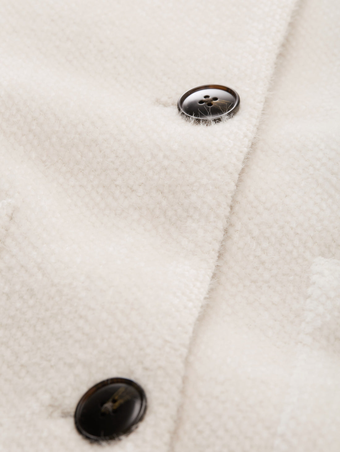 Jacquard Wolljacke mit Stehkragen