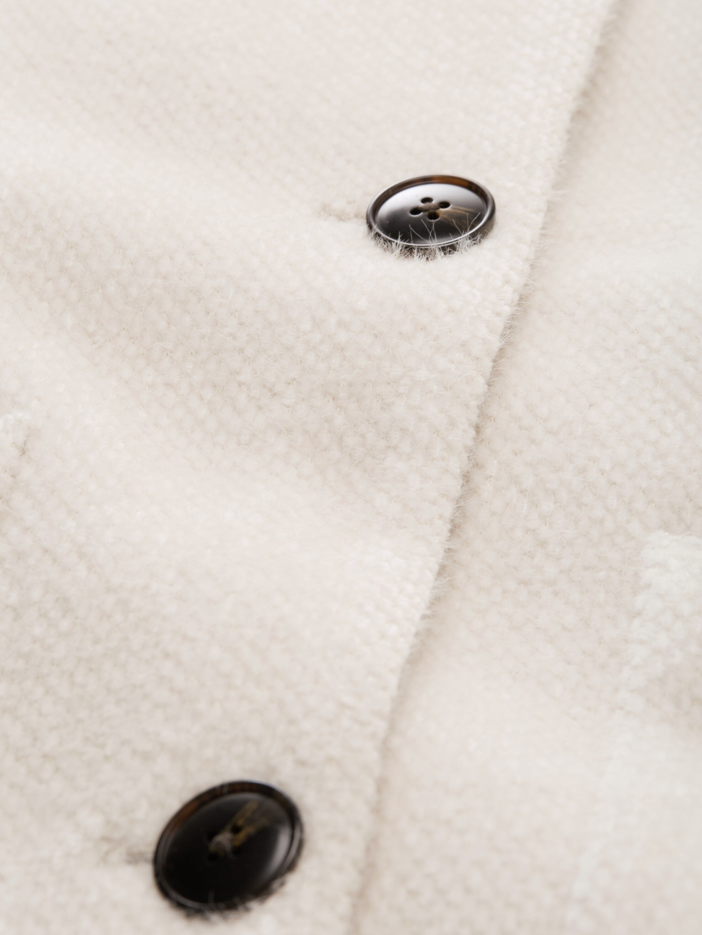 Jacquard Wolljacke mit Stehkragen