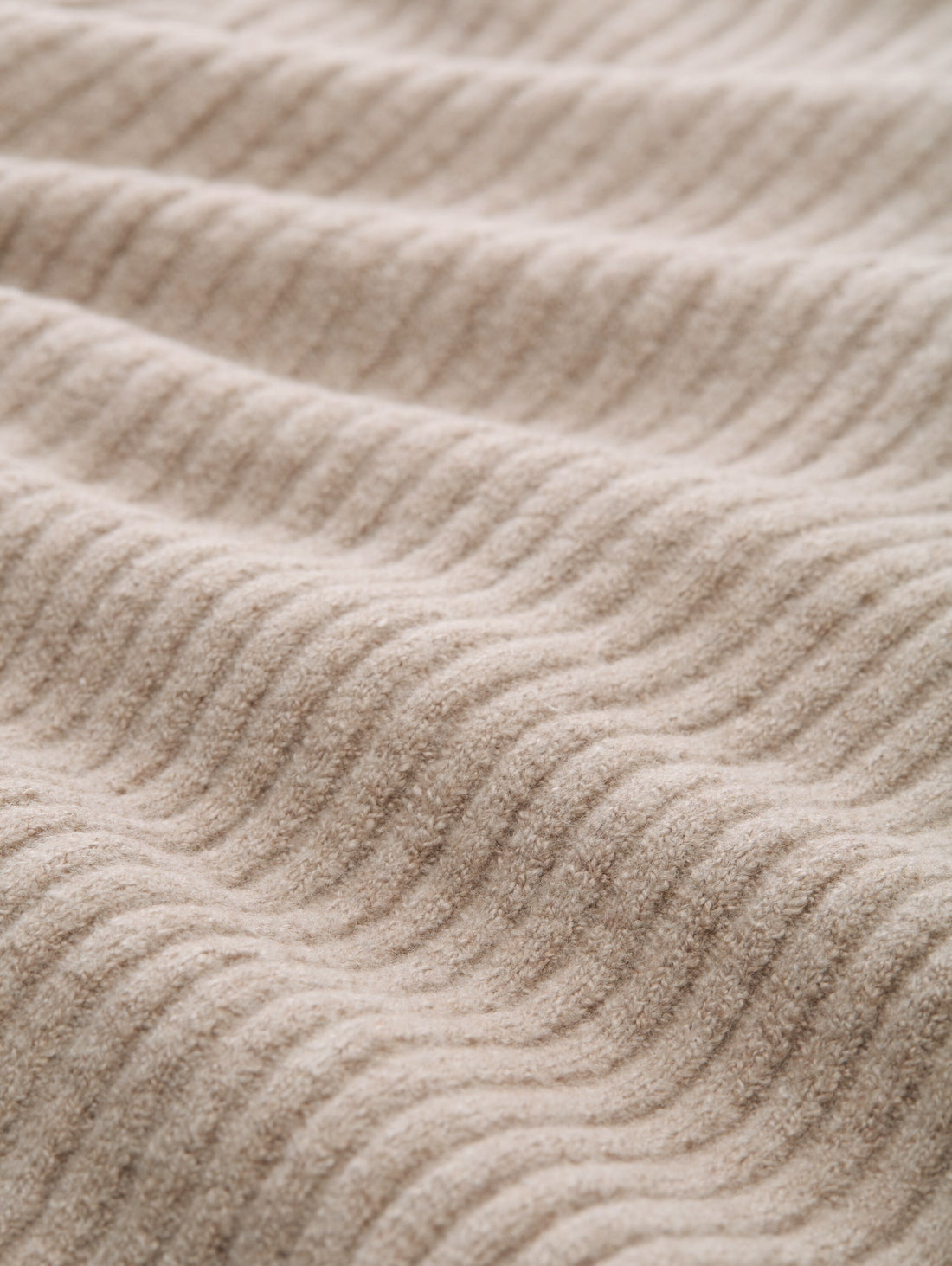 Loose Fit Cardigan mit Rippstruktur
