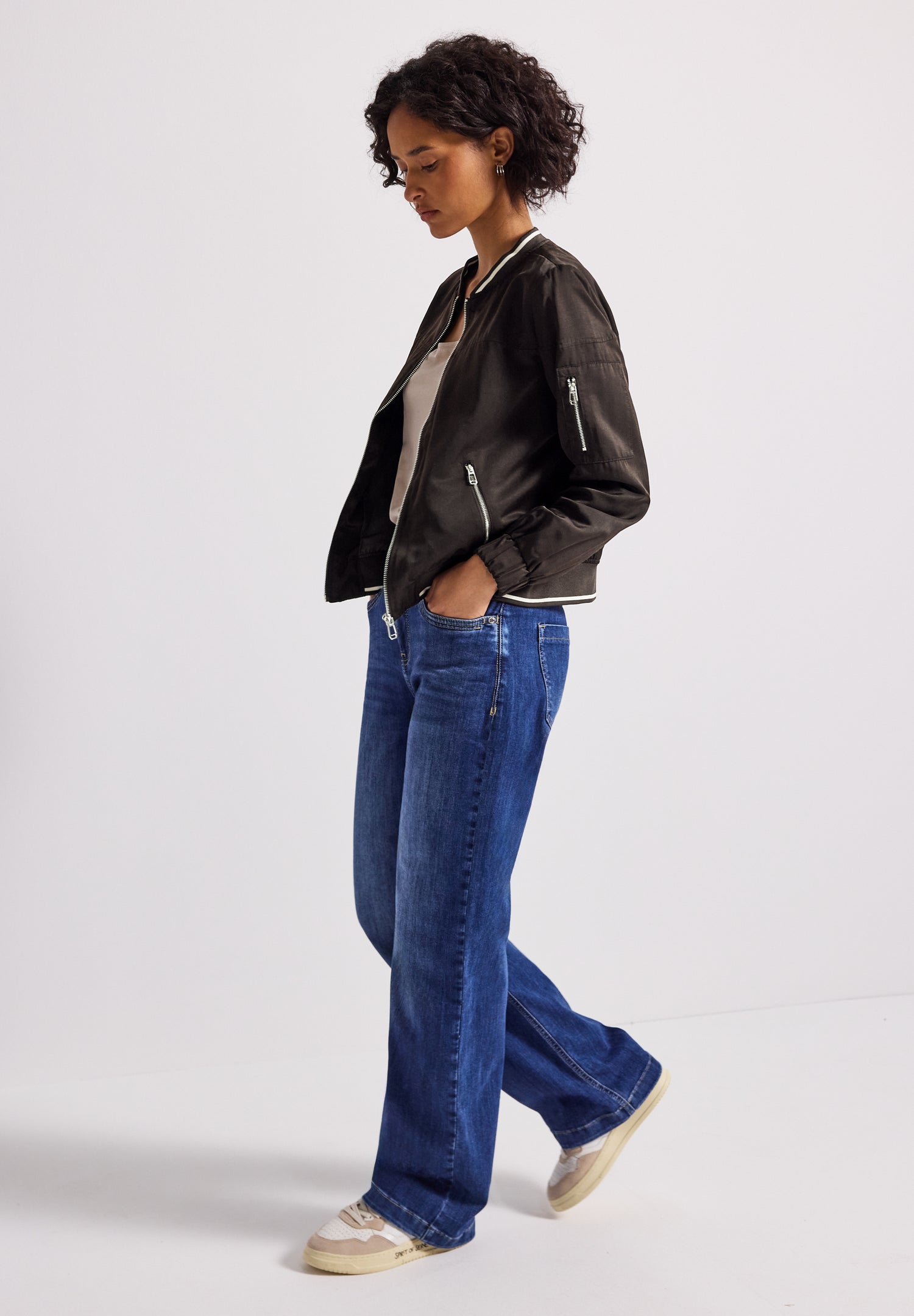 Satin Blouson