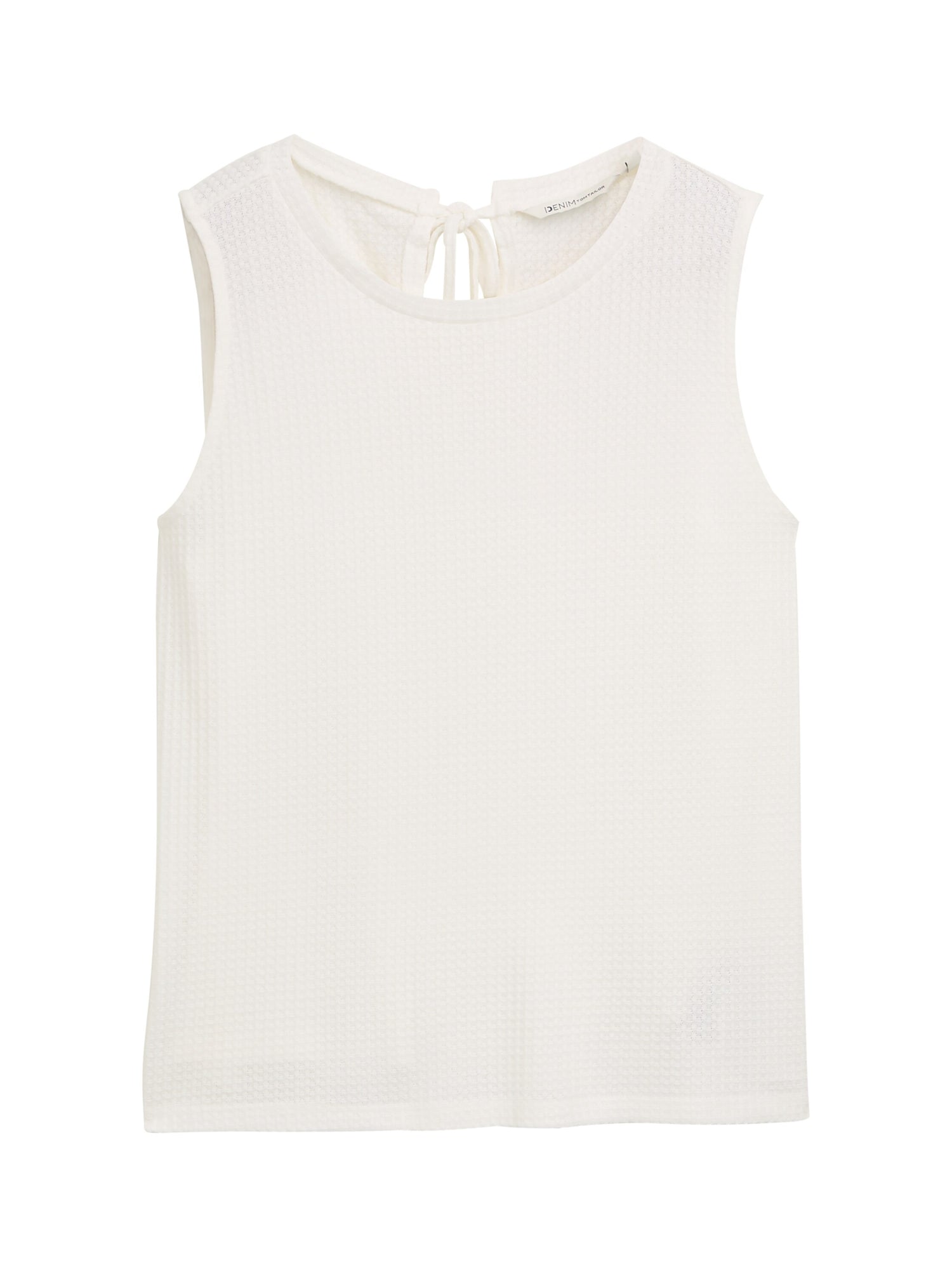 Loose Fit Top mit Waffelstruktur