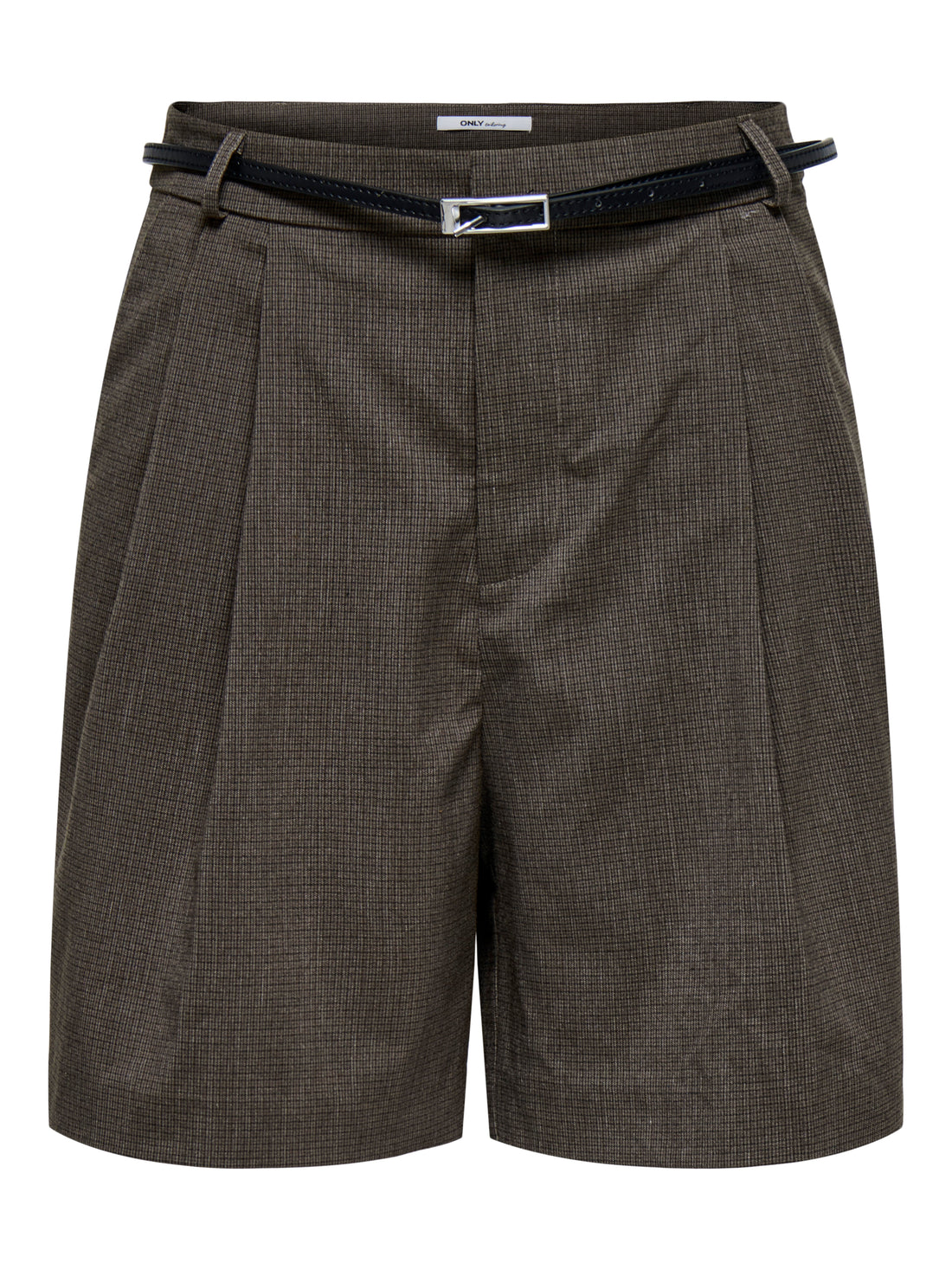 ONLGARIA LIFE HW BELT CHECK SHORTS TLR