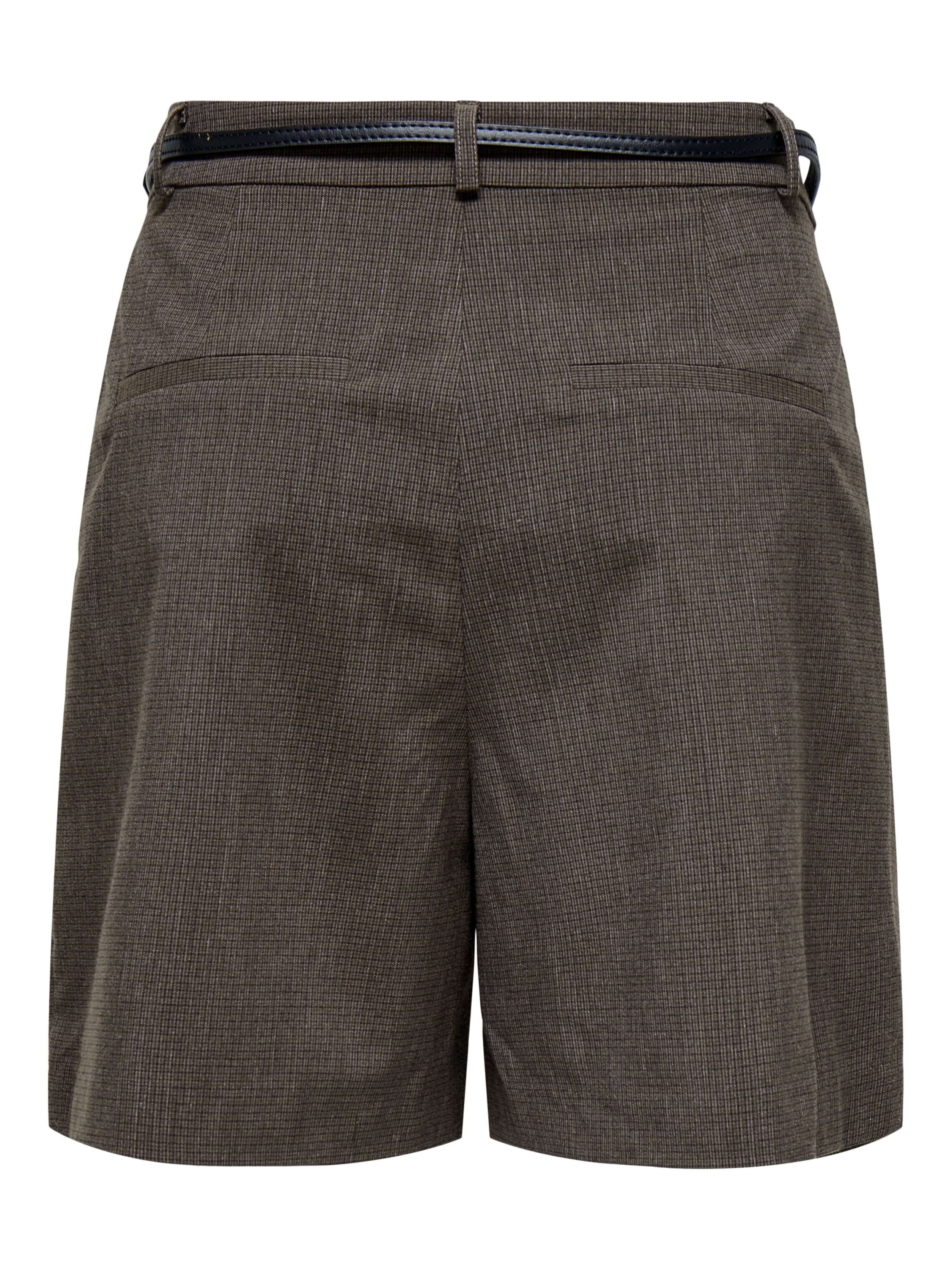 ONLGARIA LIFE HW BELT CHECK SHORTS TLR