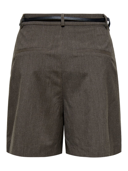 ONLGARIA LIFE HW BELT CHECK SHORTS TLR