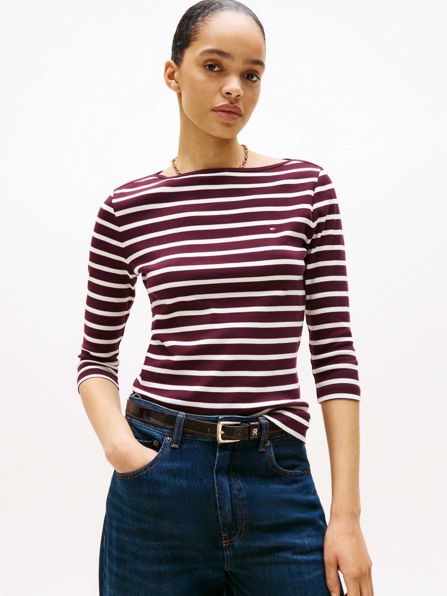 T Shirt Tops DOB - TOMMY HILFIGER EUROPE B.V. - WW0WW40589