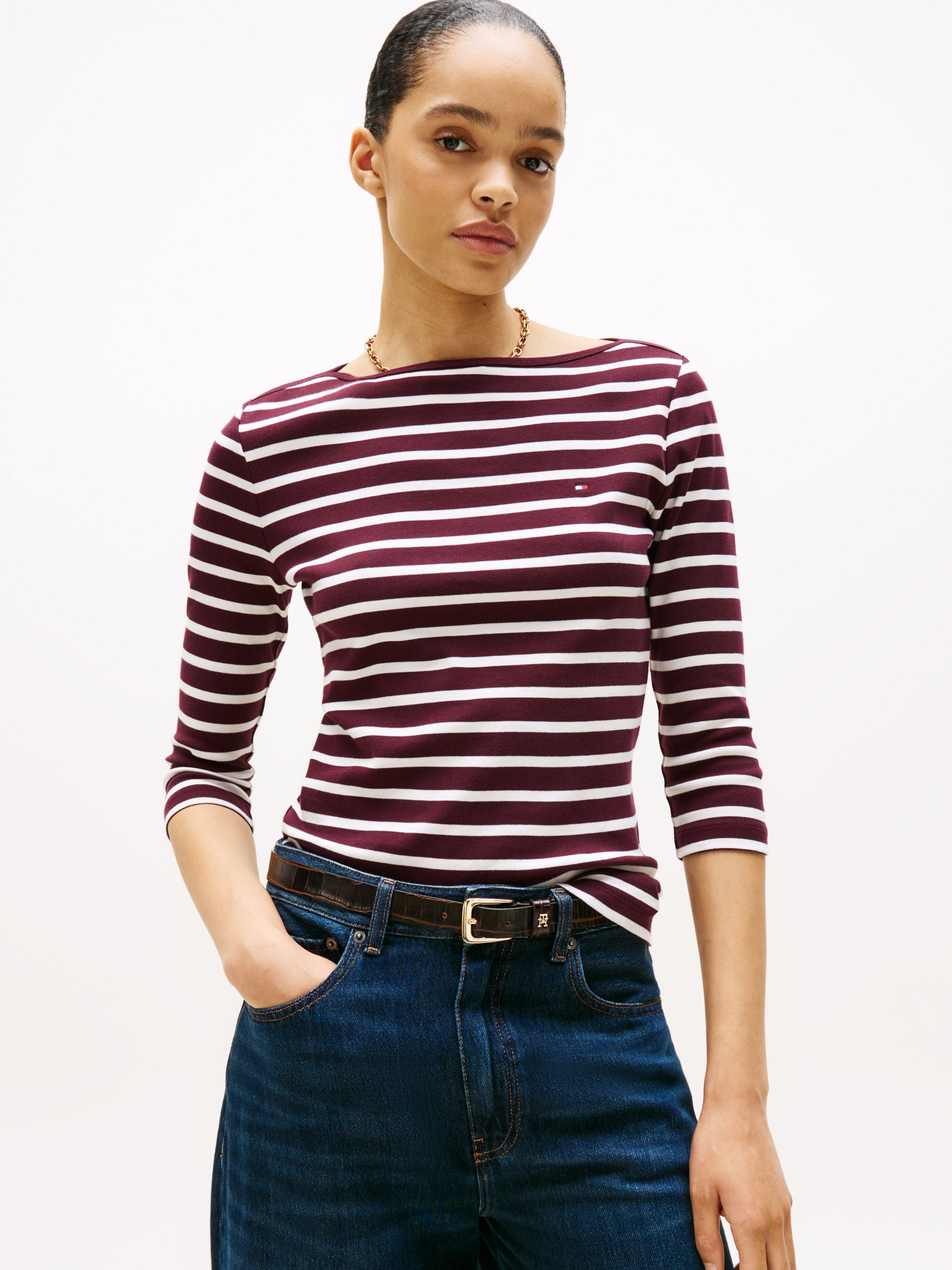 T Shirt Tops DOB - TOMMY HILFIGER EUROPE B.V. - WW0WW40589