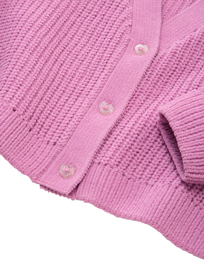 Cardigan mit V-Ausschnitt