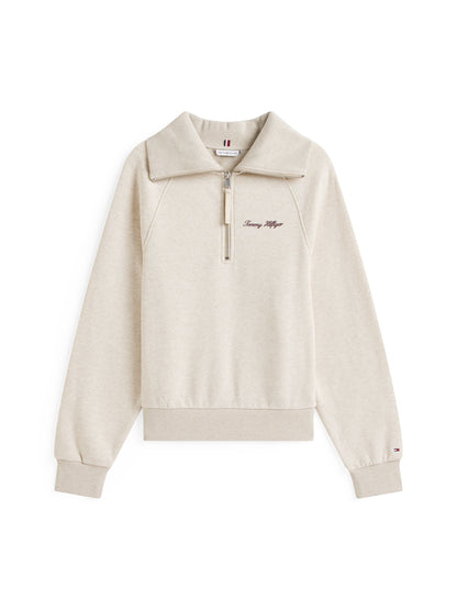 CLASSIC SCRIPT FLEECE HALF-ZIP