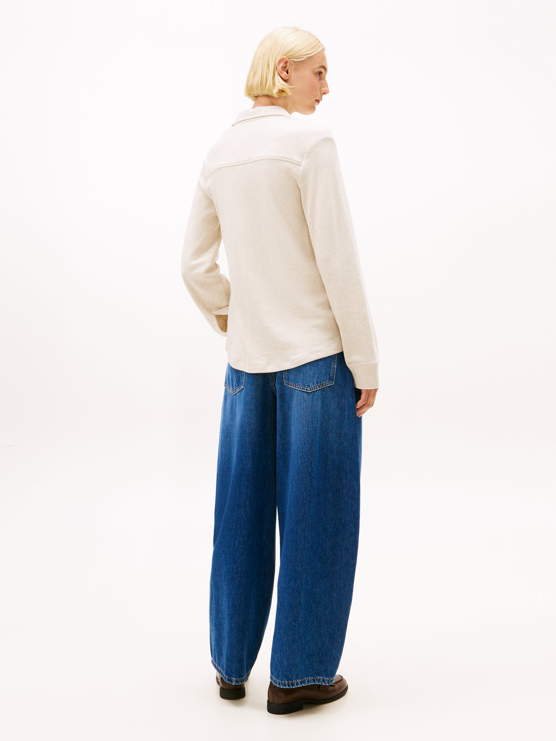 MODERN INTERLOCK REG LS SHIRT