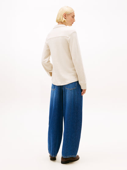 MODERN INTERLOCK REG LS SHIRT