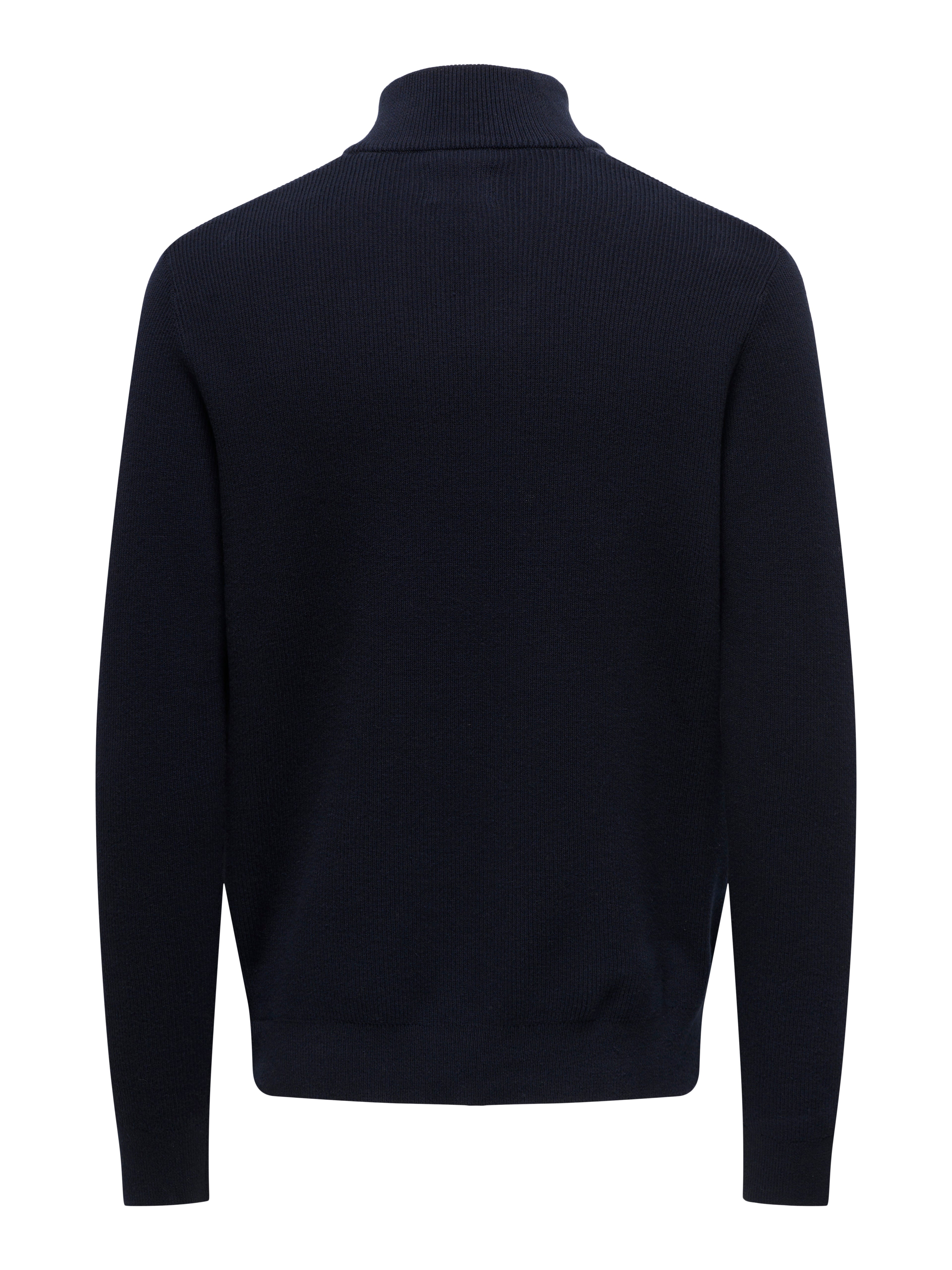 ONSPHIL REG 12 STRUC HALF ZIP KNIT NOOS