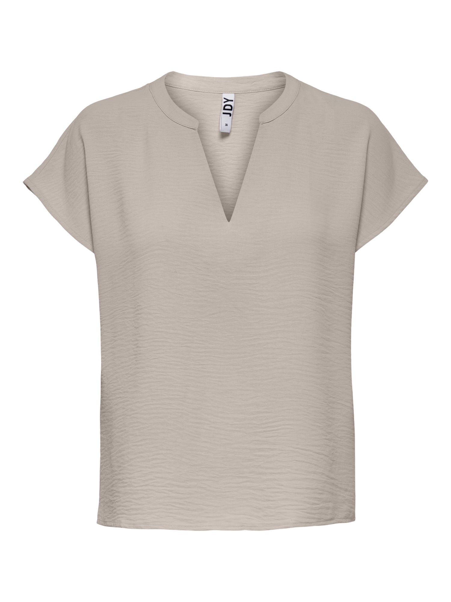 ONLY JdY JDY Damen Top V-Ausschnitt Kurzarm Voluminöser Armschnitt Mittelsohle Kork