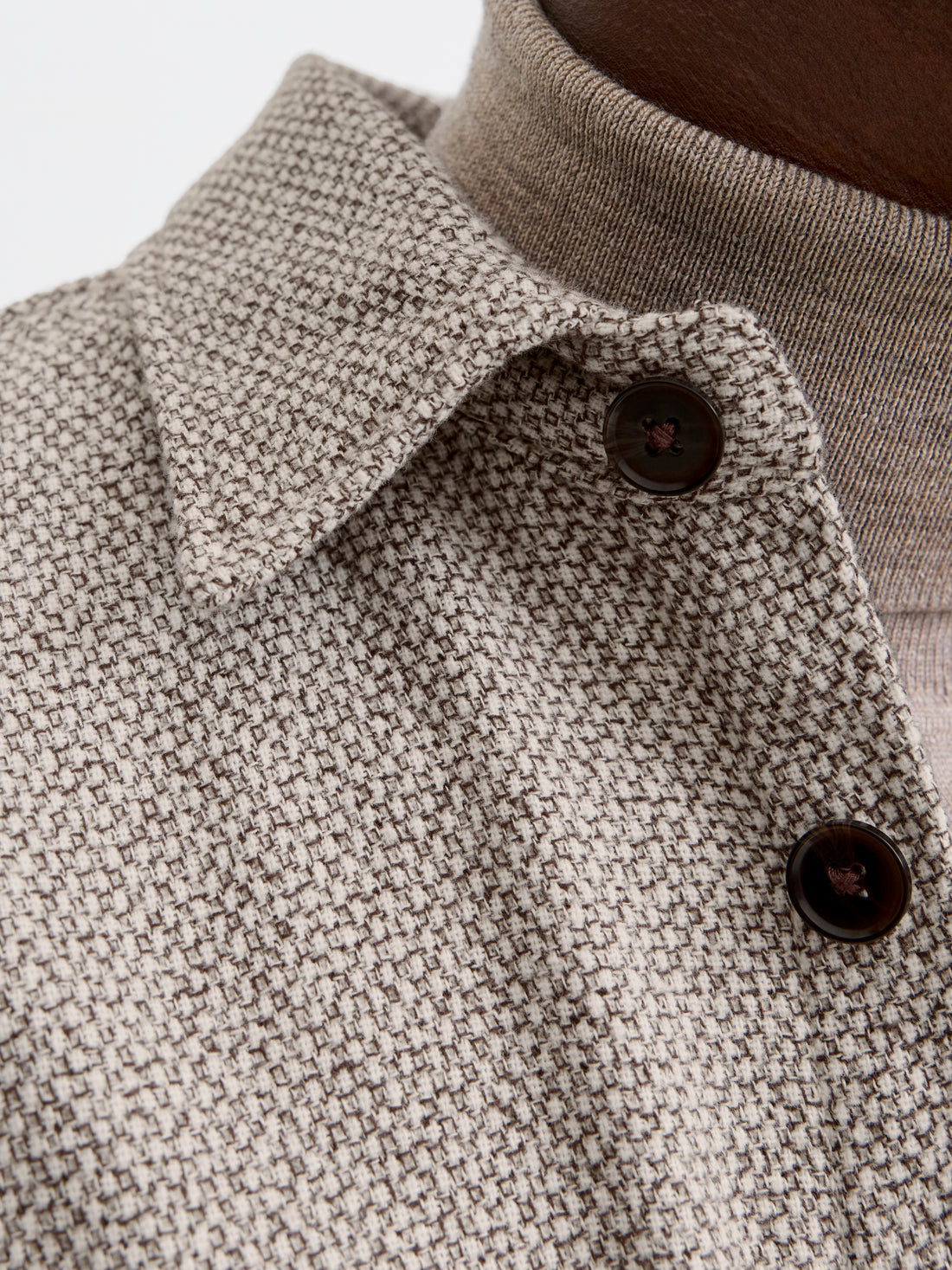 JPRRAYLE MELANGE SOLID L/S OVERSHIRT SN
