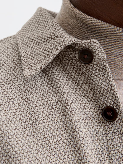 JPRRAYLE MELANGE SOLID L/S OVERSHIRT SN