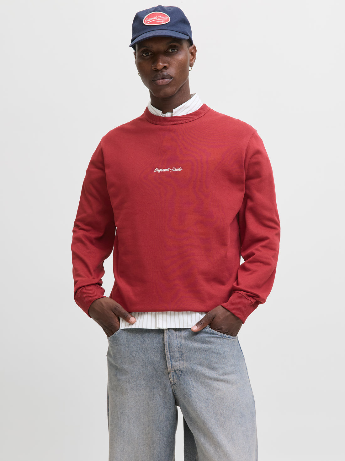 JORNORREBRO EMB SWEAT CREW NOOS