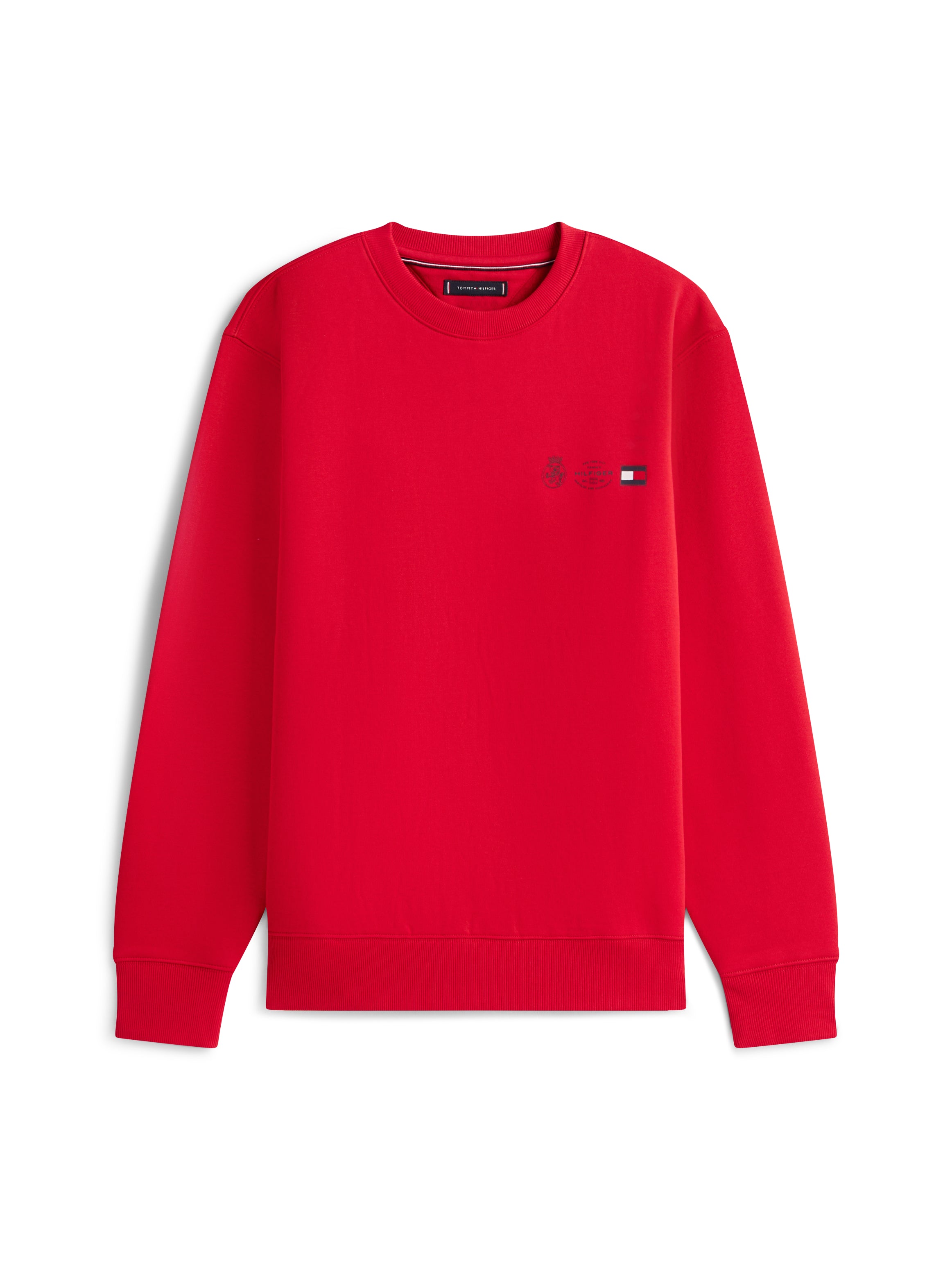 SMALL CREST OUTLINE CREW NECK