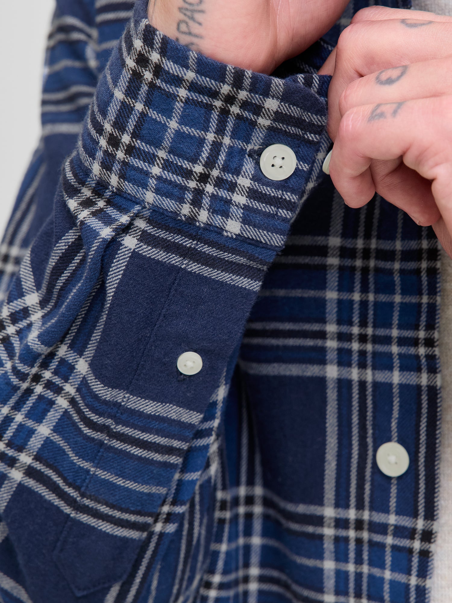 JPRBLUBROOK CHECK L/S SHIRT SN