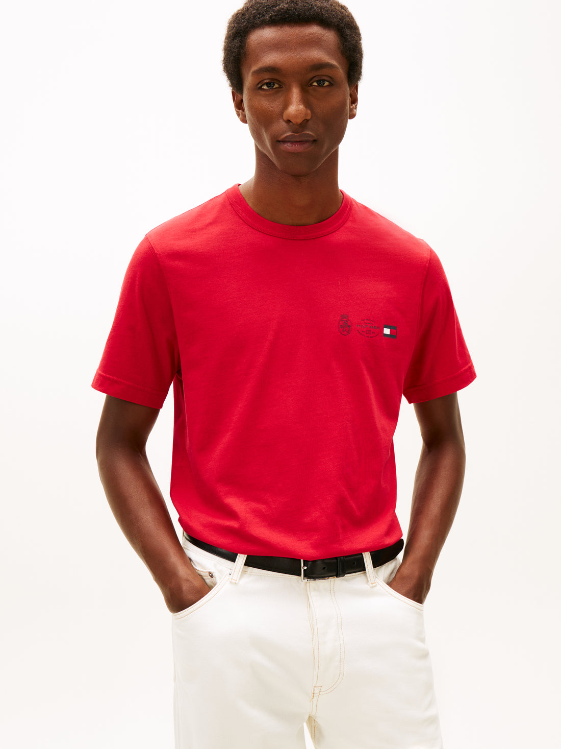 SMALL CREST OUTLINE TEE