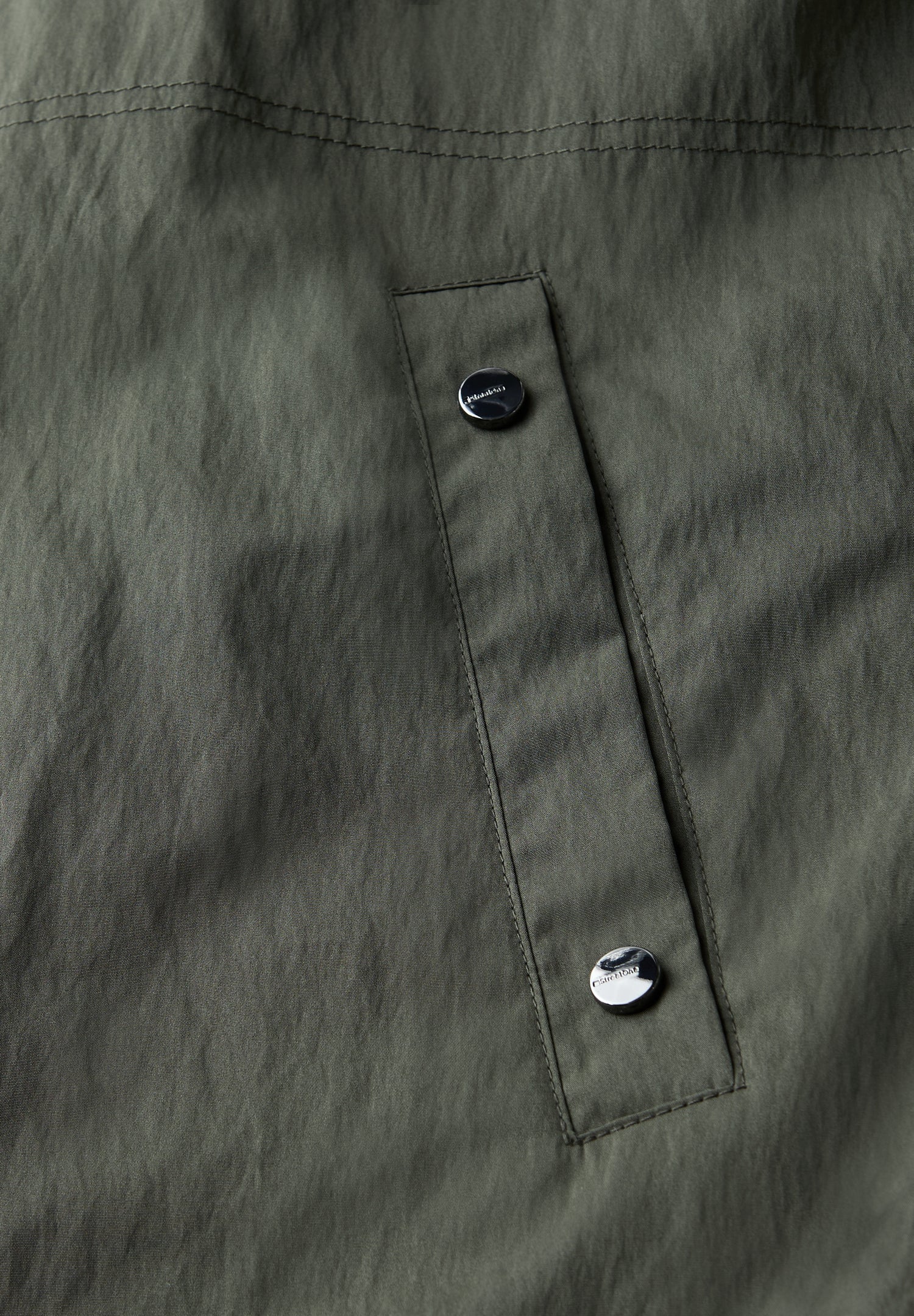 Langer Blouson mit Kapuze