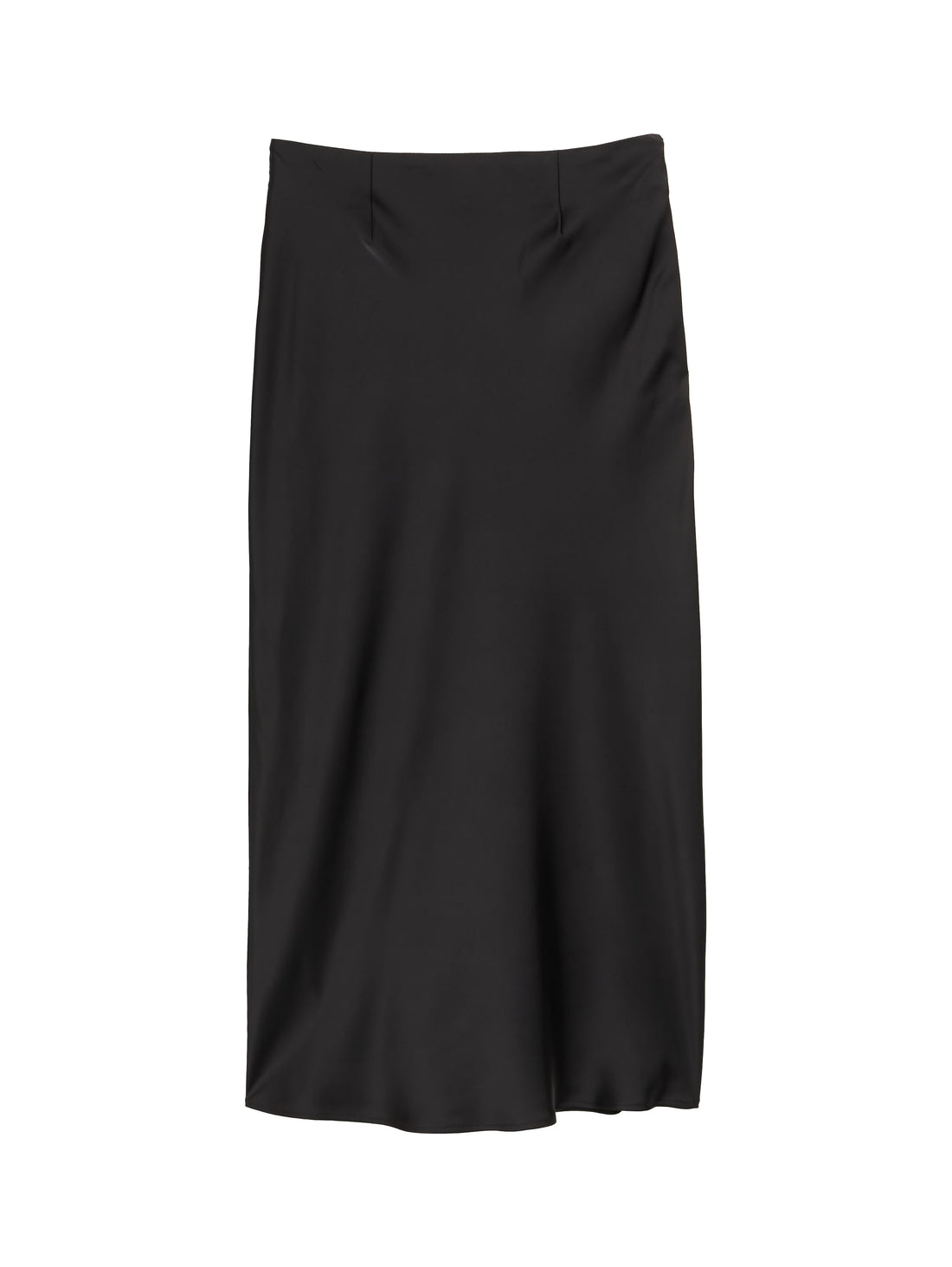 Midi-Rock in Satin-Optik