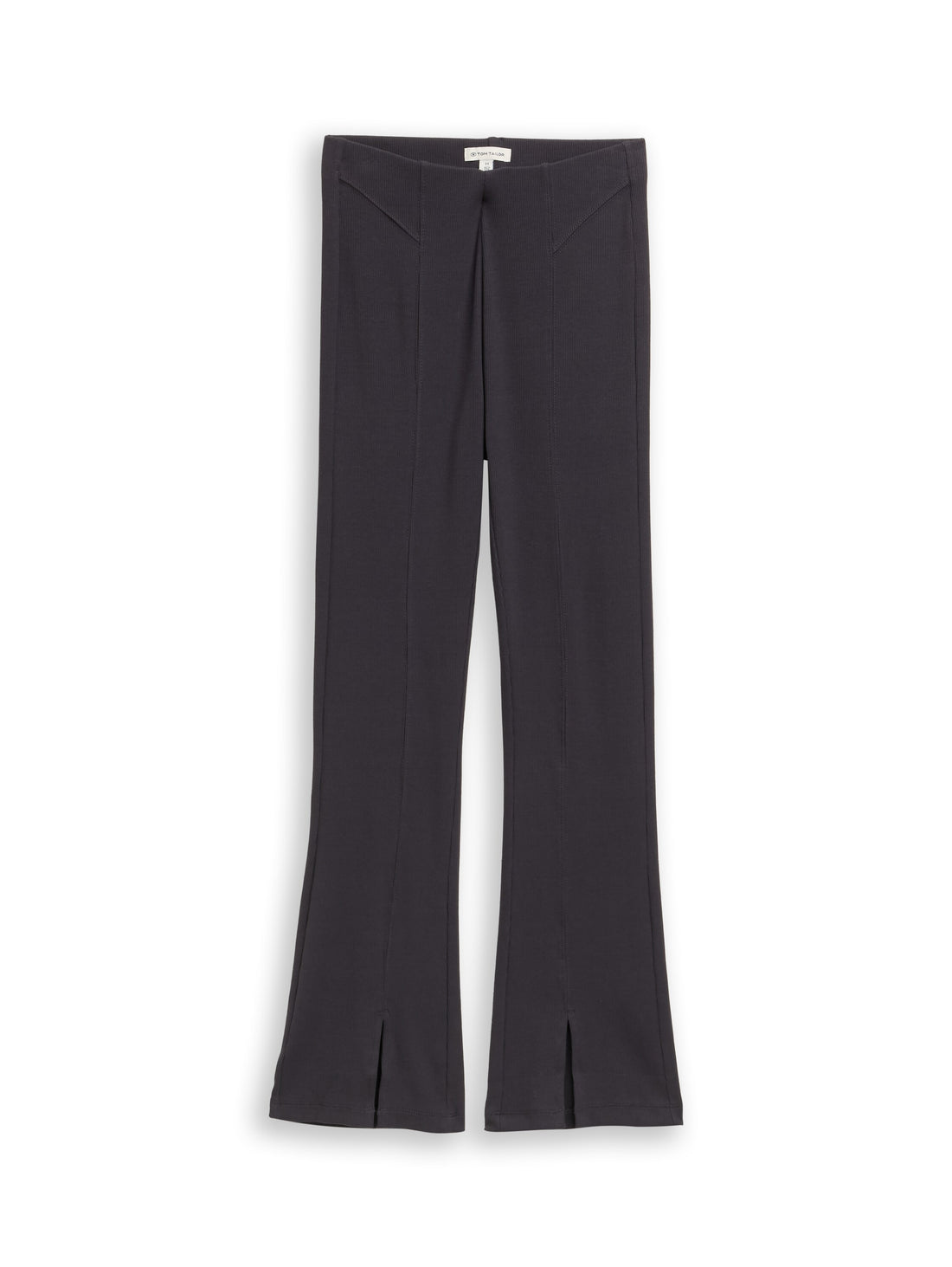 Flared Leggings mit Schlitz-Detail