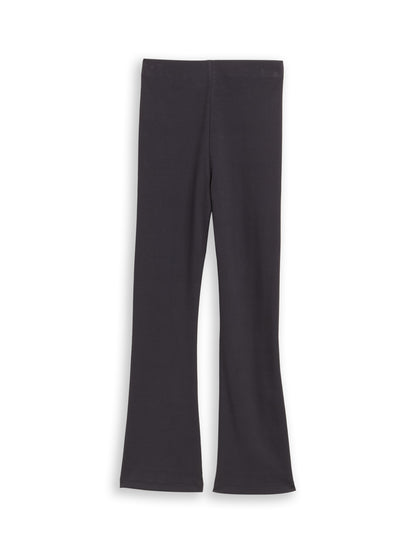 Flared Leggings mit Schlitz-Detail