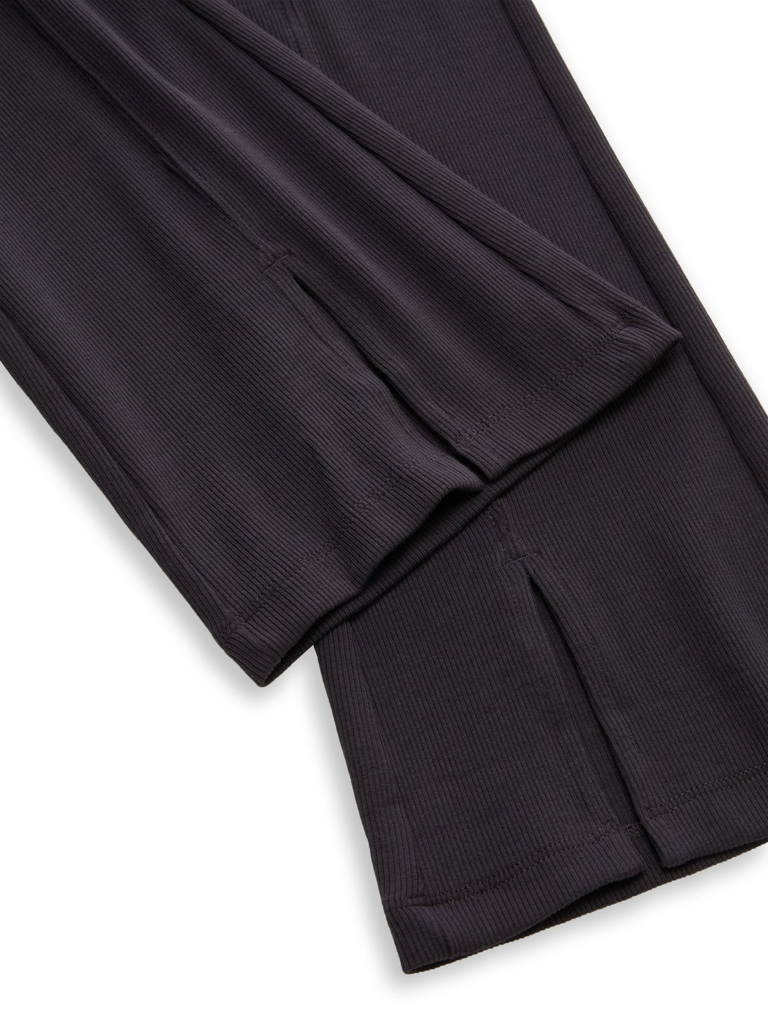 Flared Leggings mit Schlitz-Detail