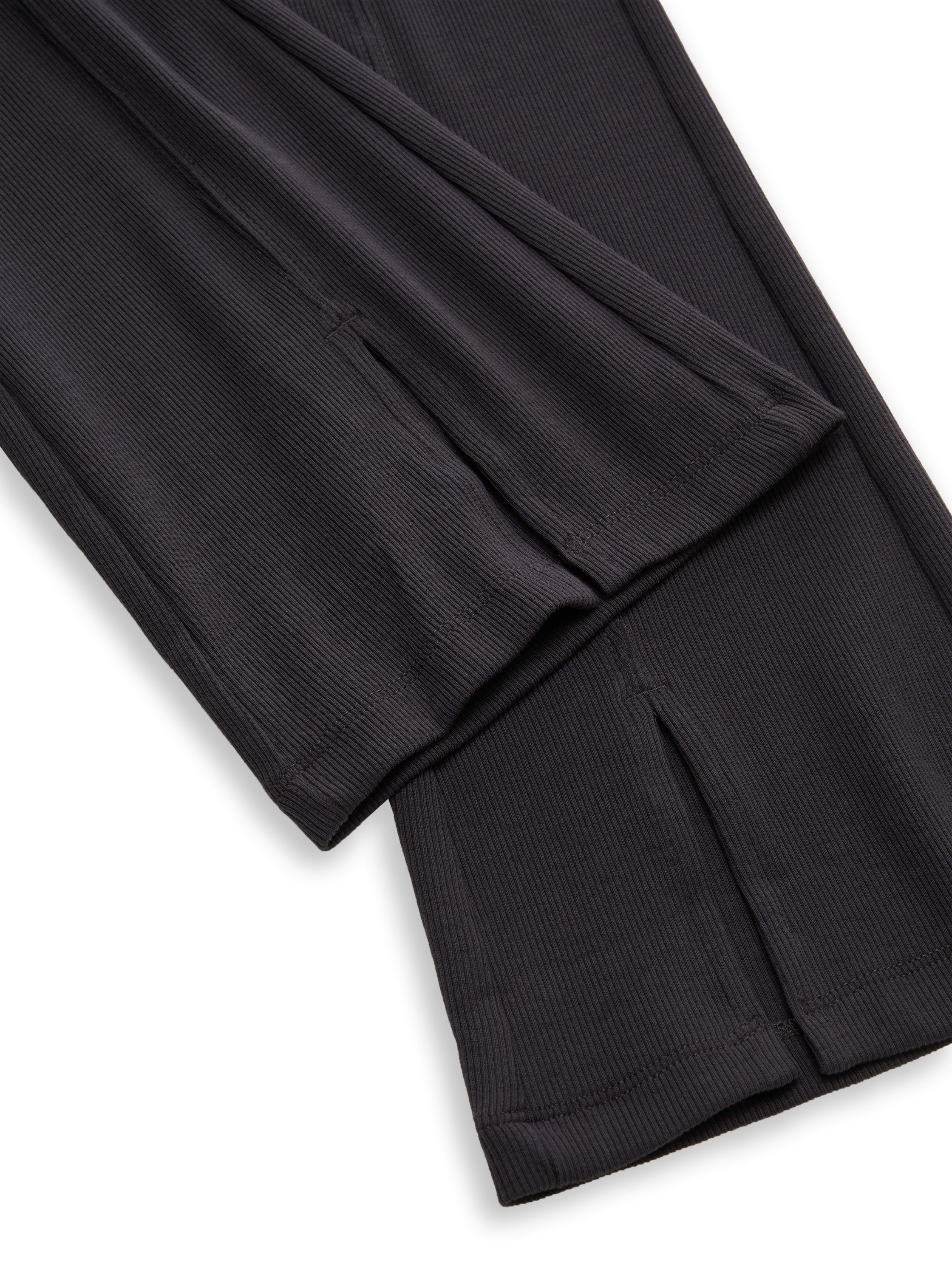Flared Leggings mit Schlitz-Detail