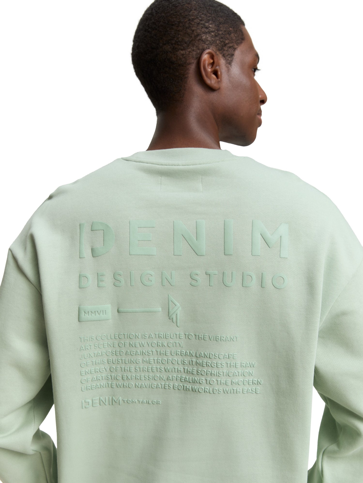 Relaxed Fit Sweatshirt mit Rückenprint