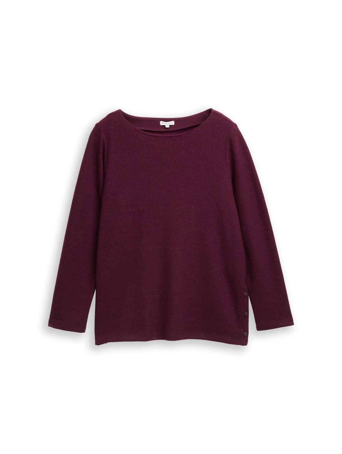 Plus Size - Sweatshirt mit Knopfdetails