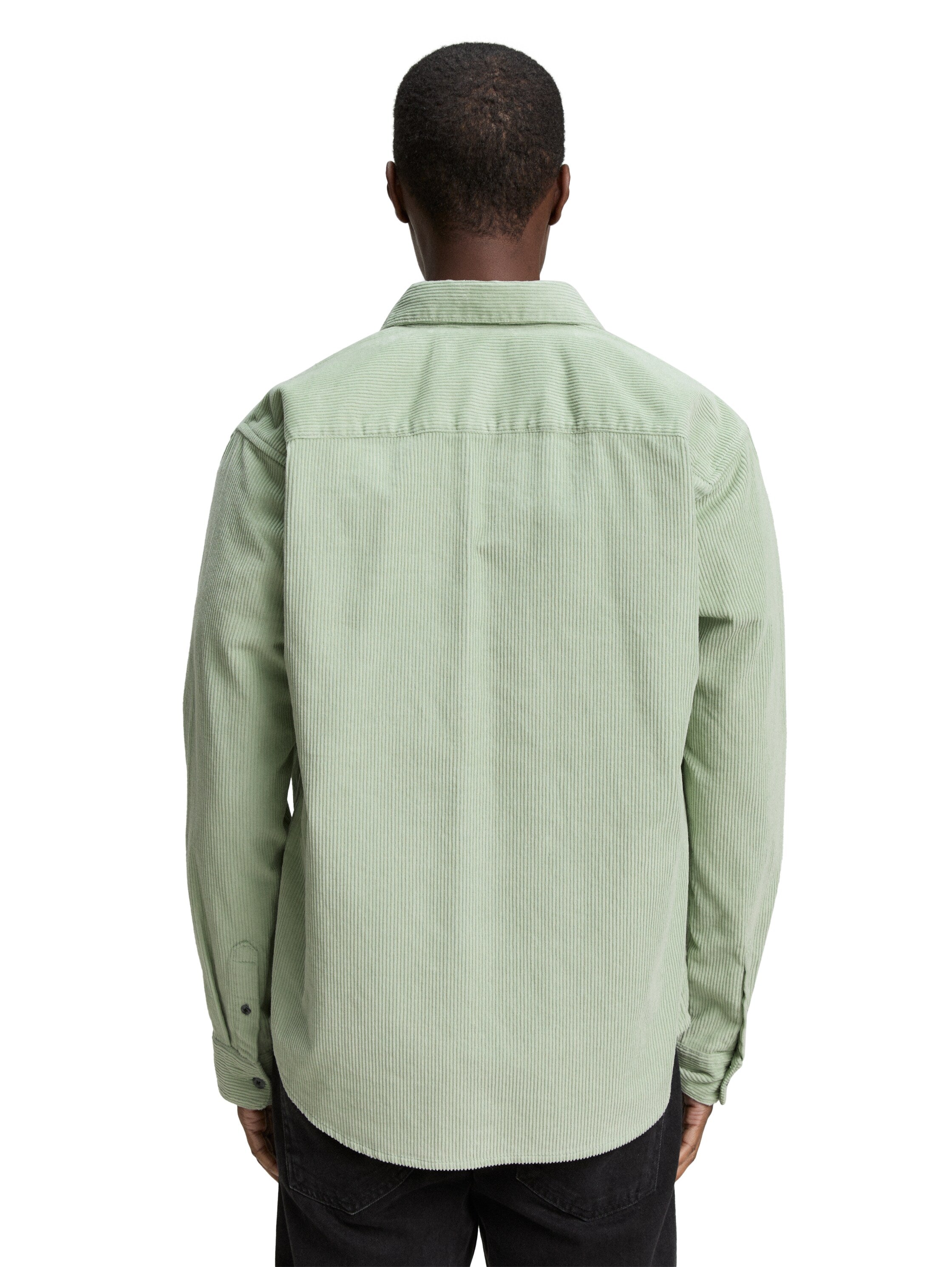 Relaxed Fit Cordhemd mit Brusttasche