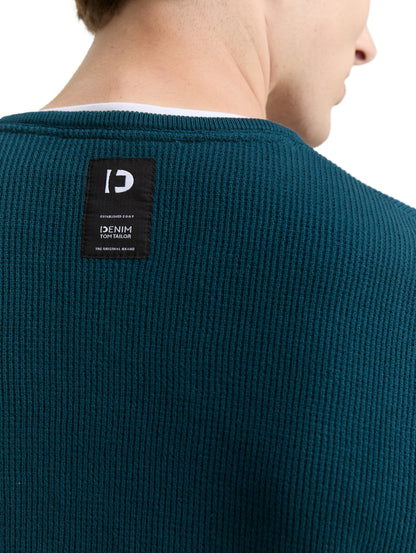 2-in-1 Strickpullover aus Baumwolle