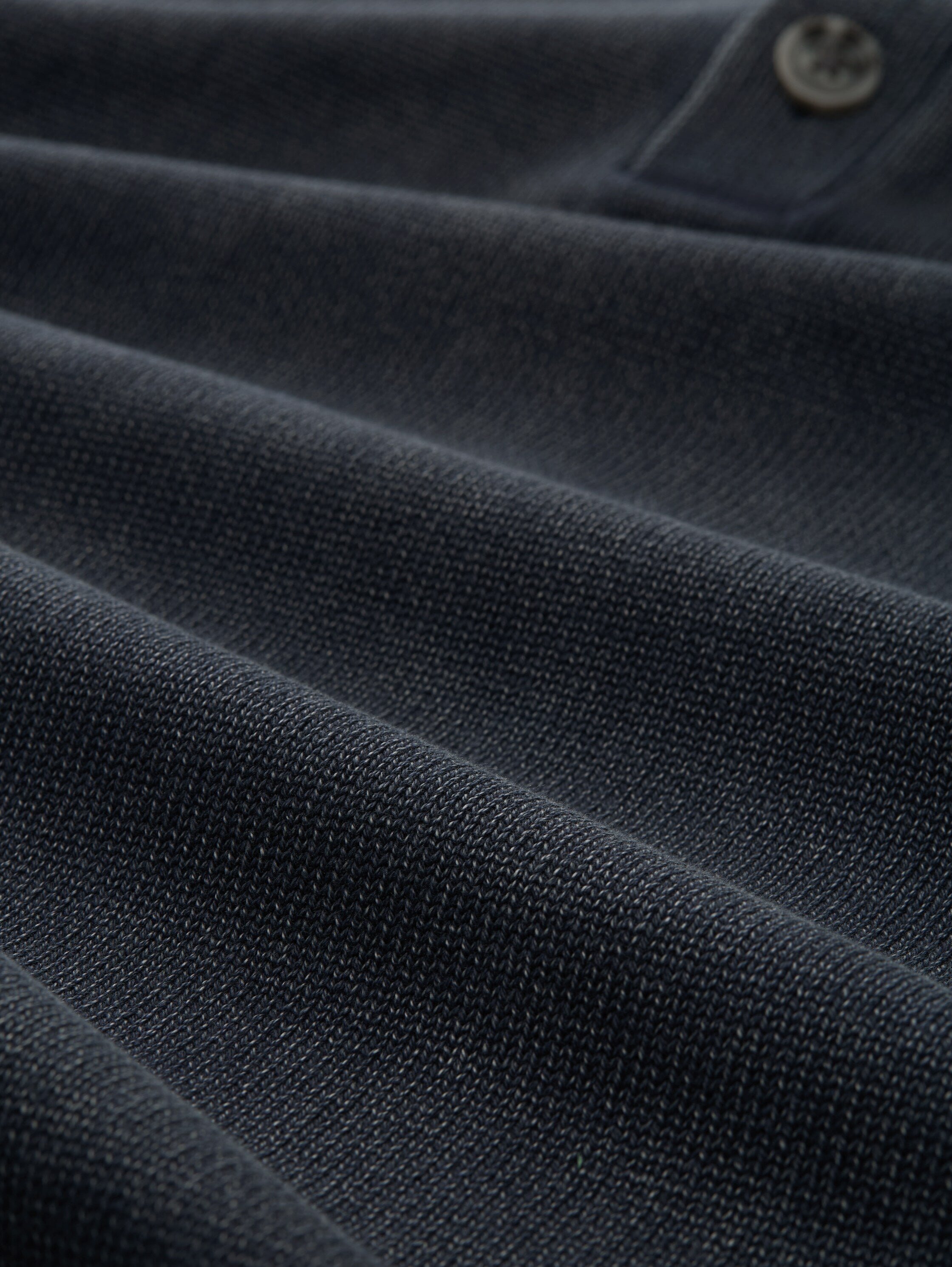 Troyer Strickpullover im Washed-Look aus Baumwolle