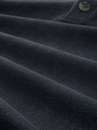 Troyer Strickpullover im Washed-Look aus Baumwolle