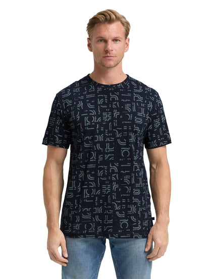 T-Shirt mit Alloverprint