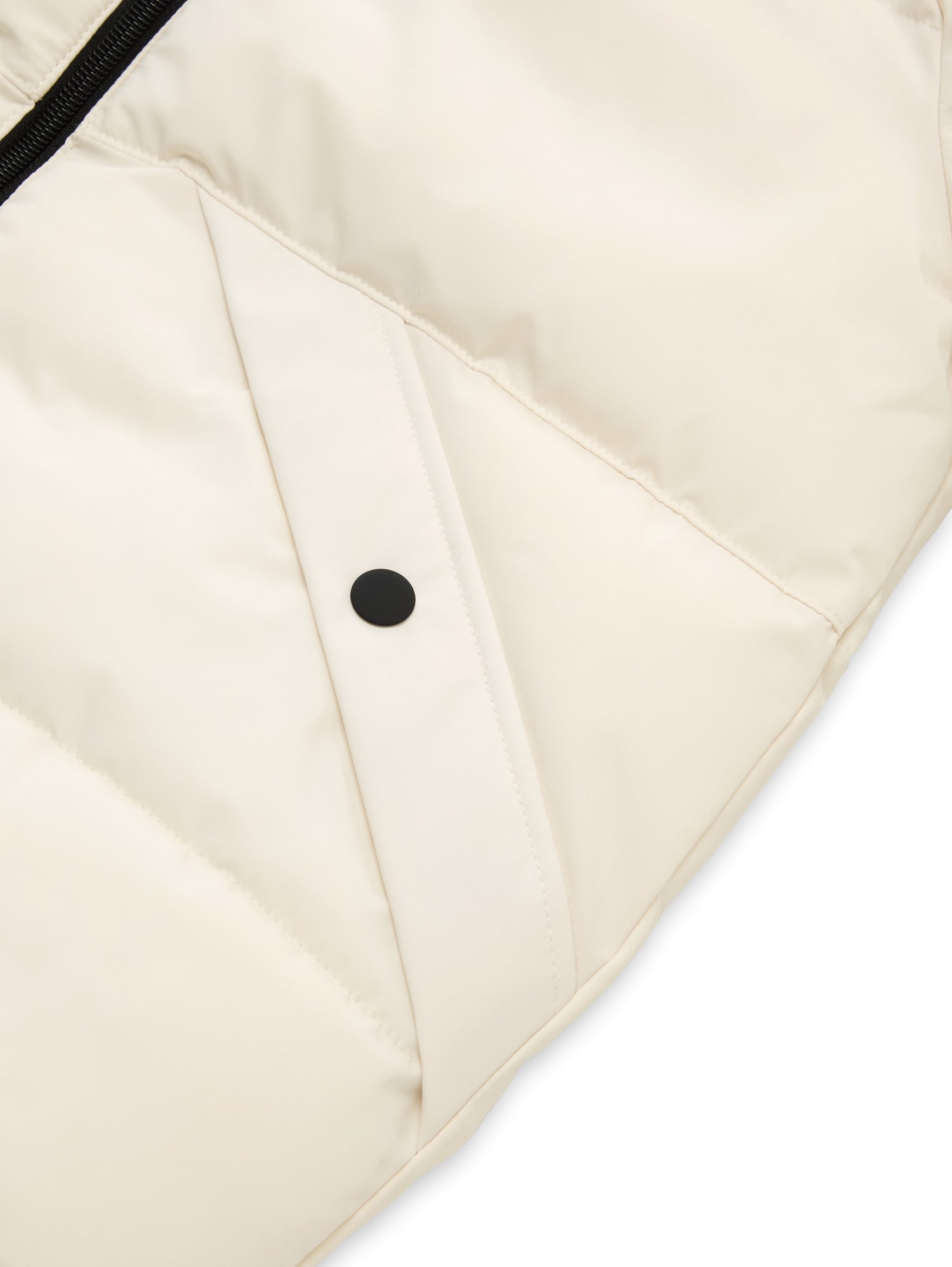 Puffer-Jacke mit abnehmbarer Kapuze