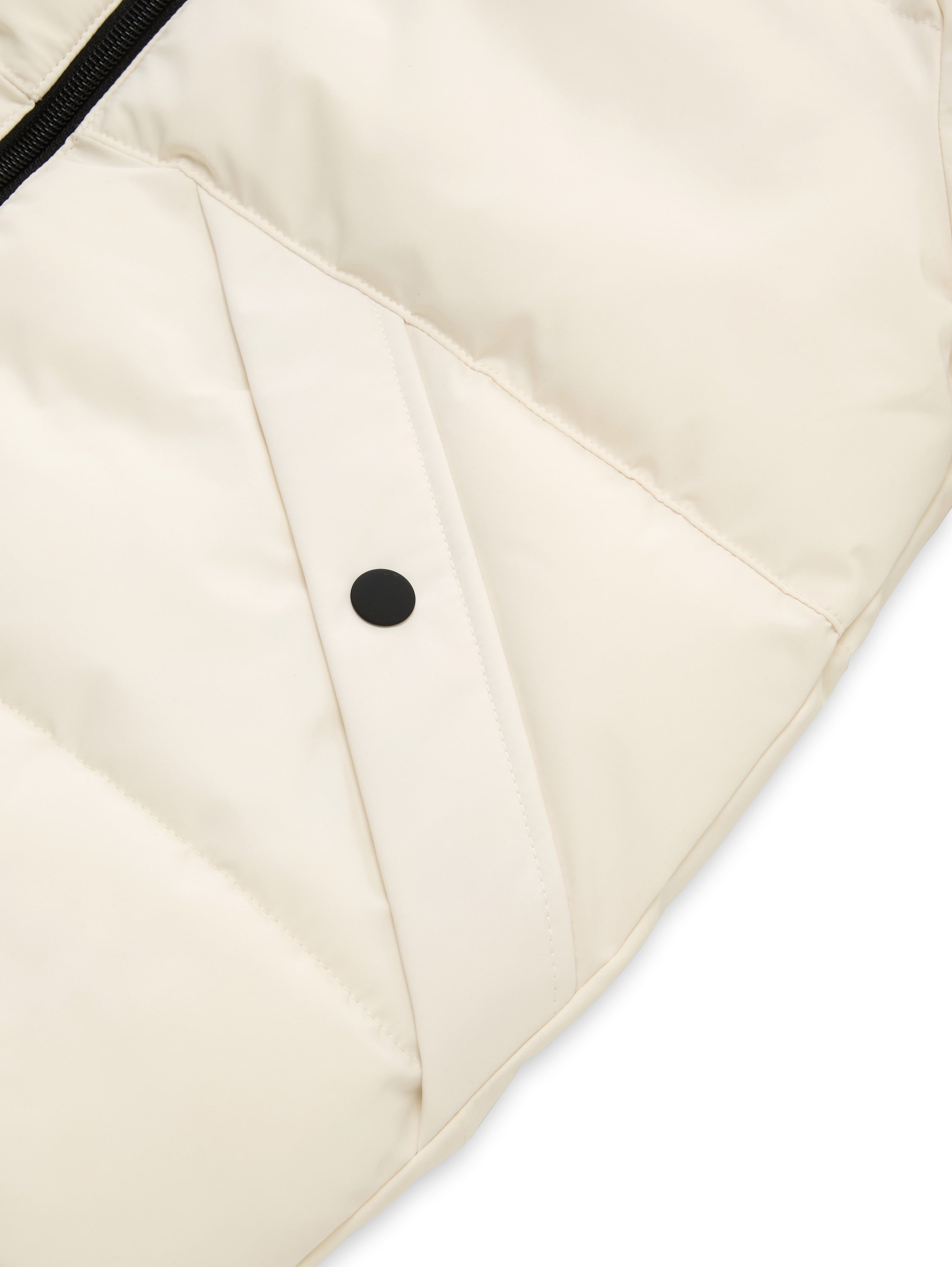 Puffer-Jacke mit abnehmbarer Kapuze