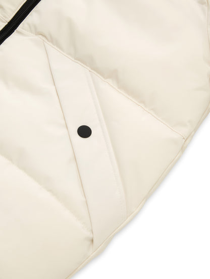 Puffer-Jacke mit abnehmbarer Kapuze
