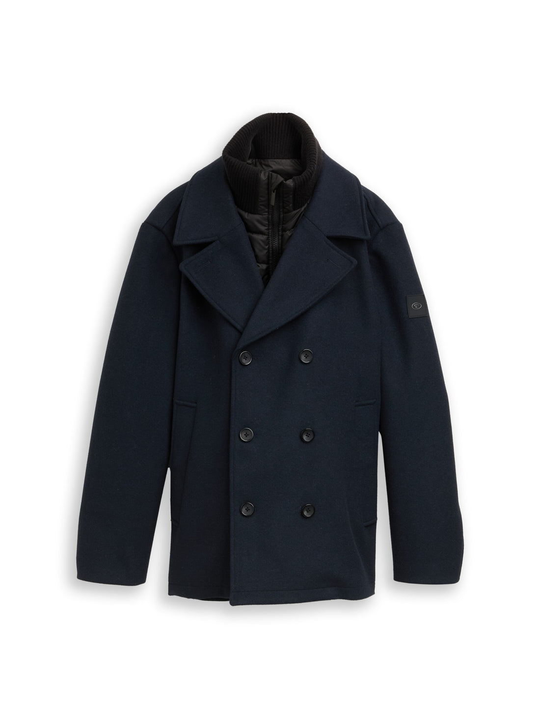 2-in-1 Wolljacke mit abnehmbarer Innenjacke