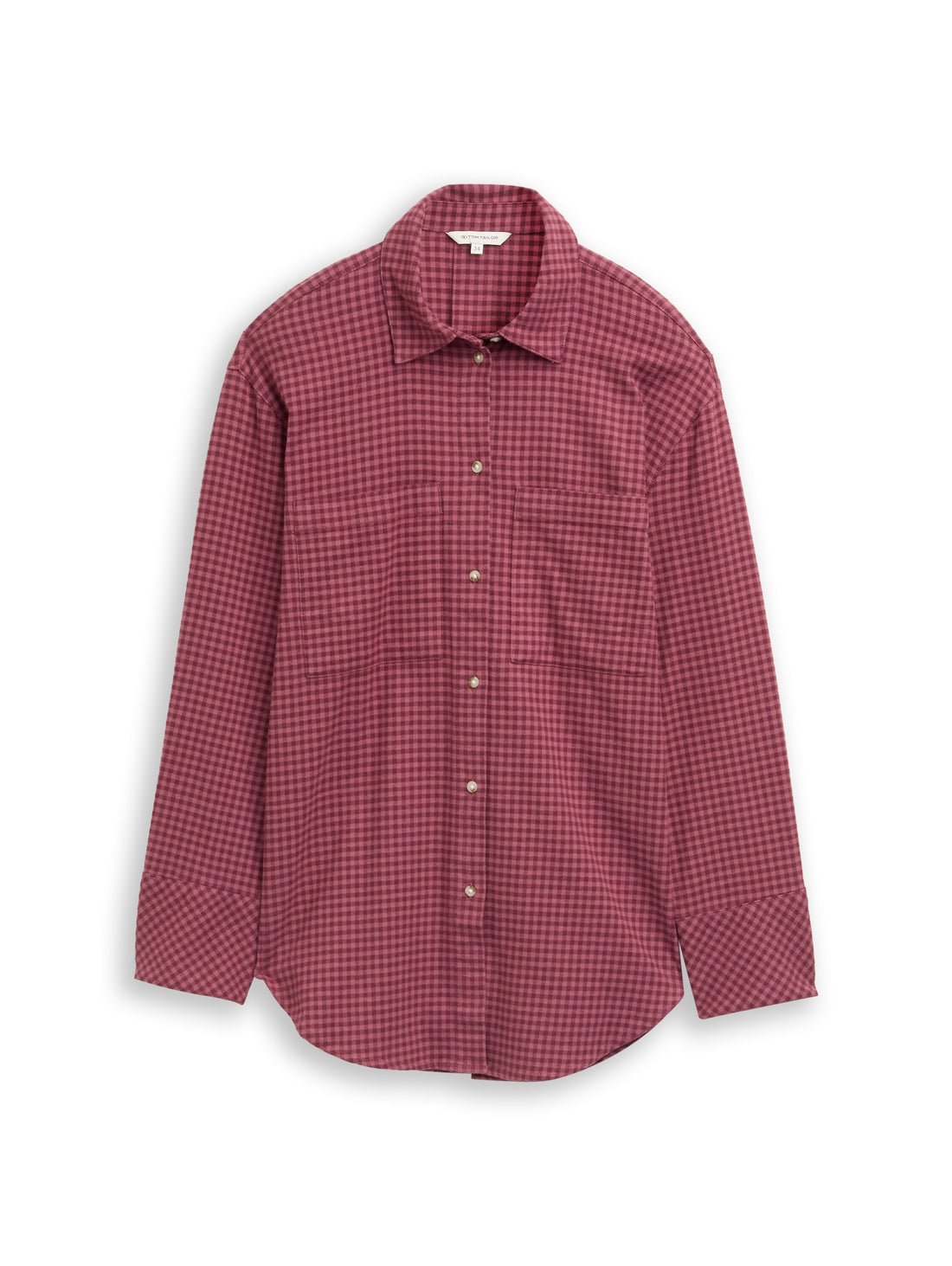 Oversize Flanellbluse mit Karomuster