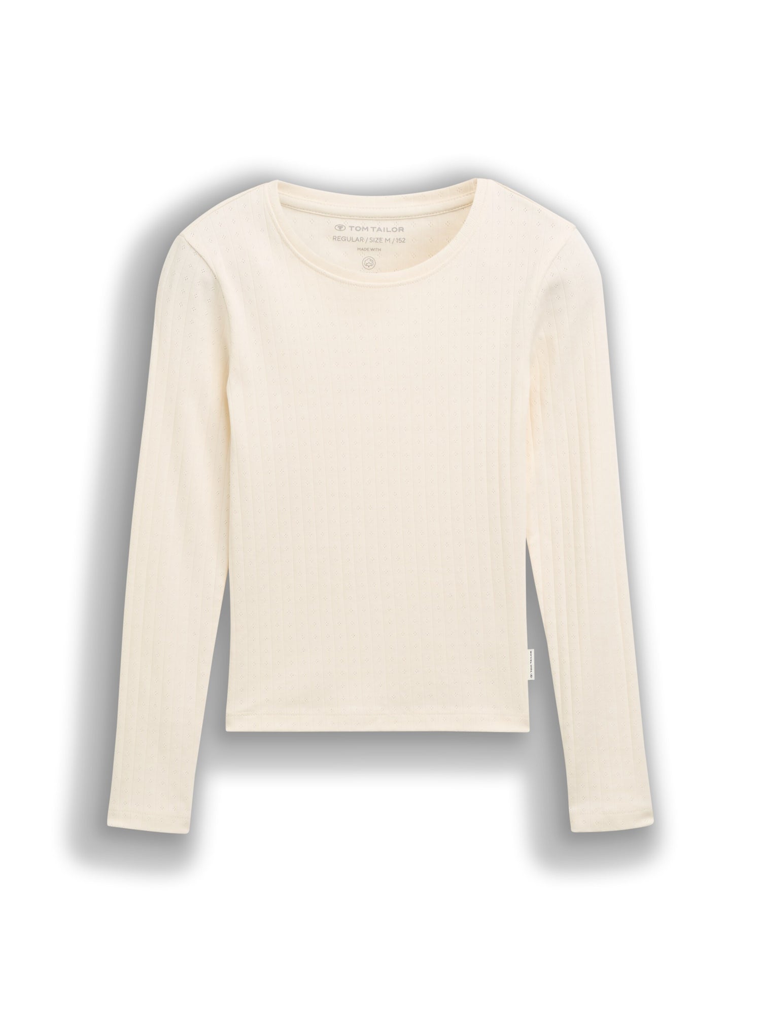 Pointelle Langarmshirt