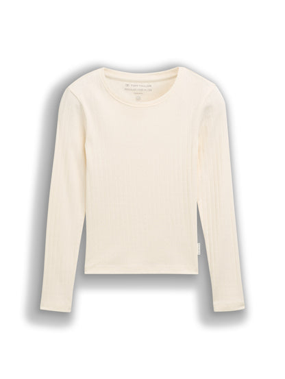 Pointelle Langarmshirt