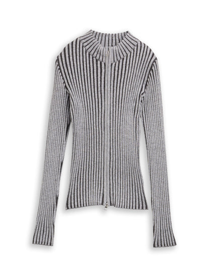 Cardigan mit Reißverschluss