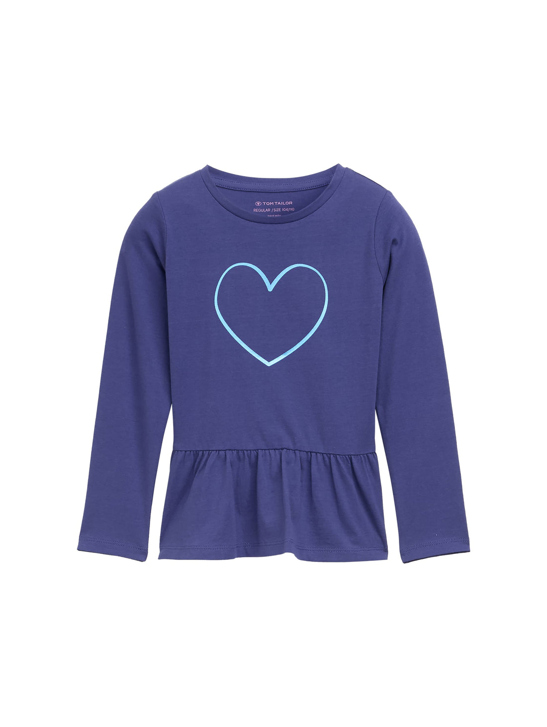 Langarmshirt mit Volant