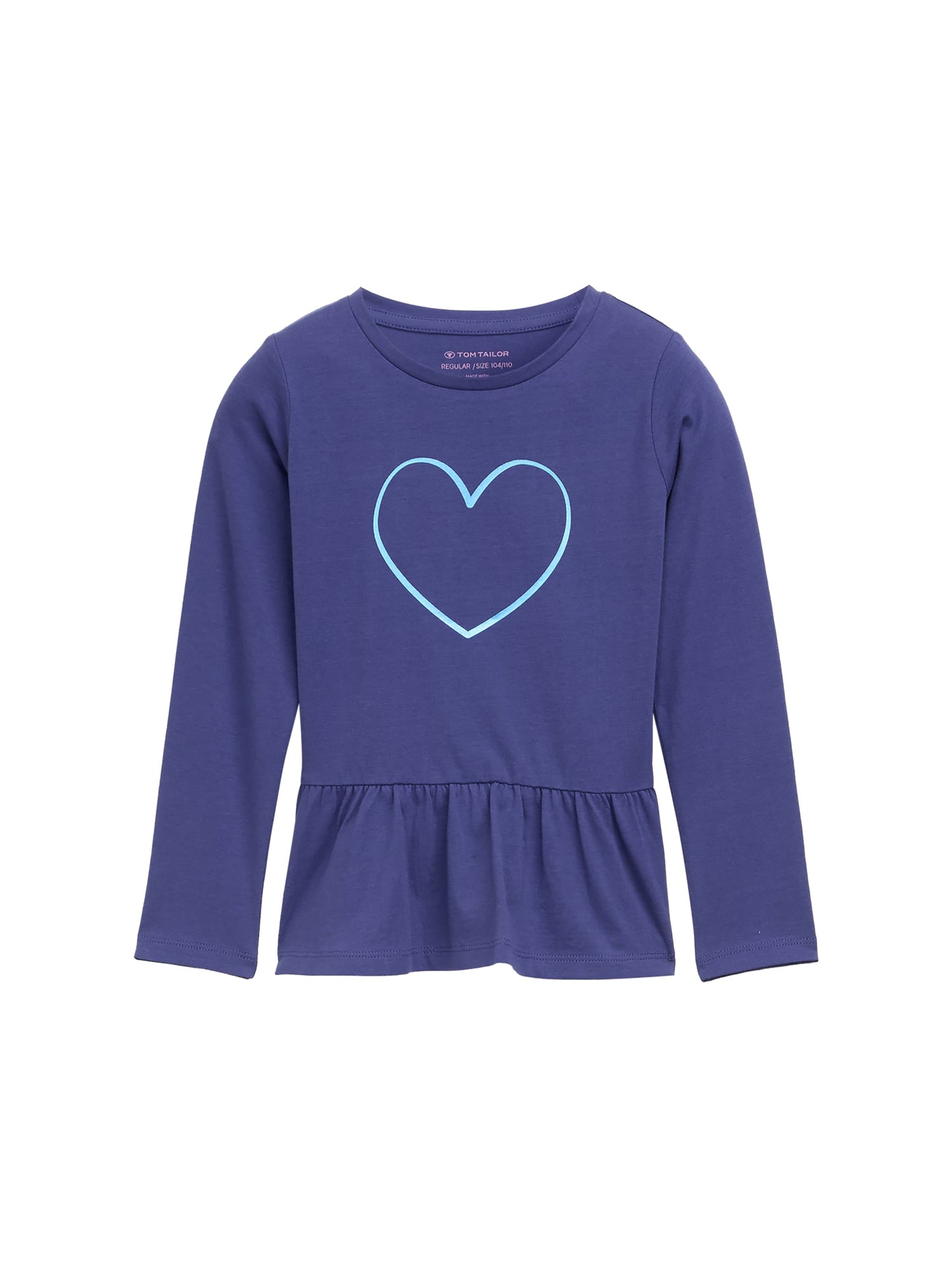Langarmshirt mit Volant