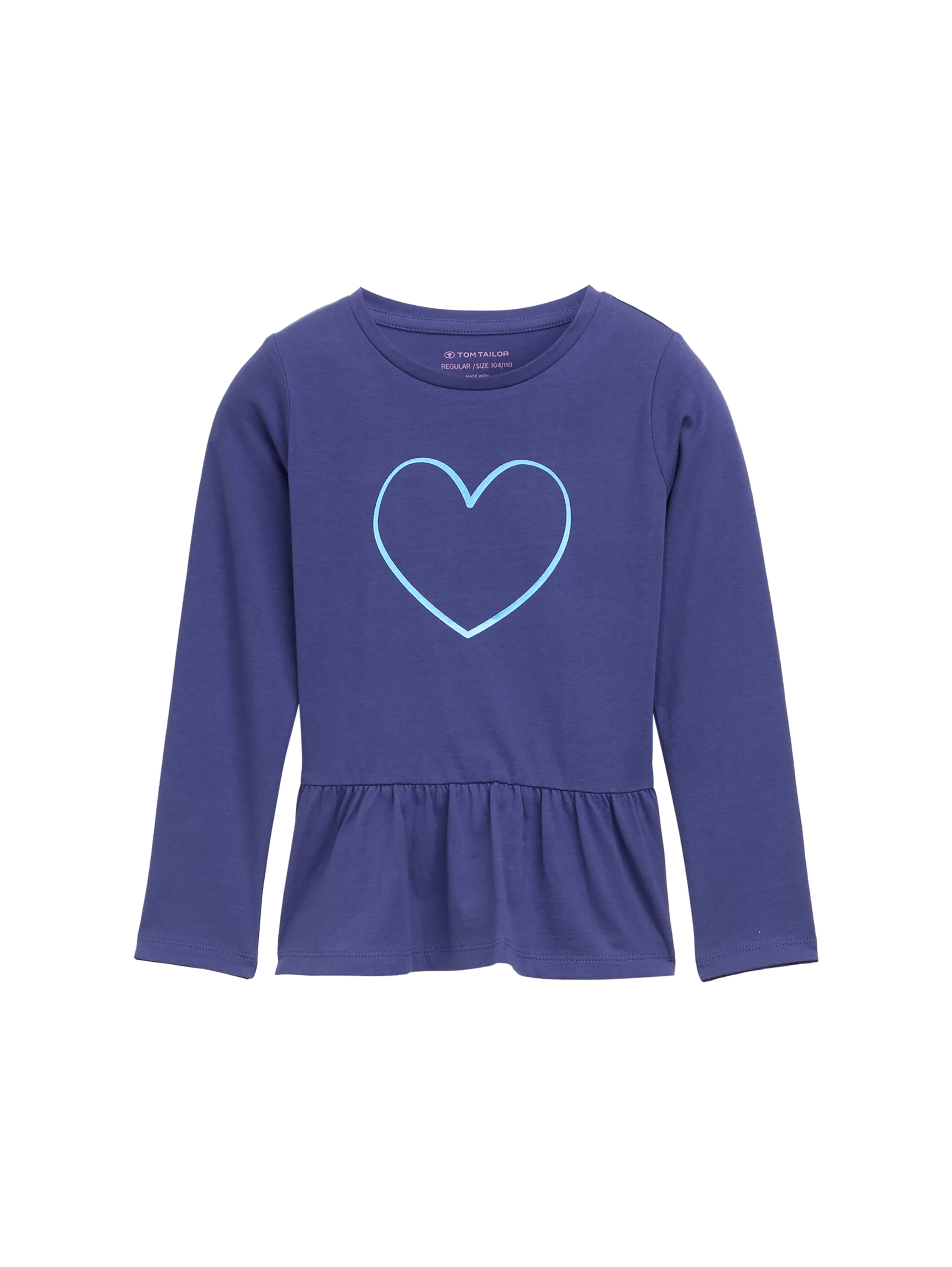 Langarmshirt mit Volant