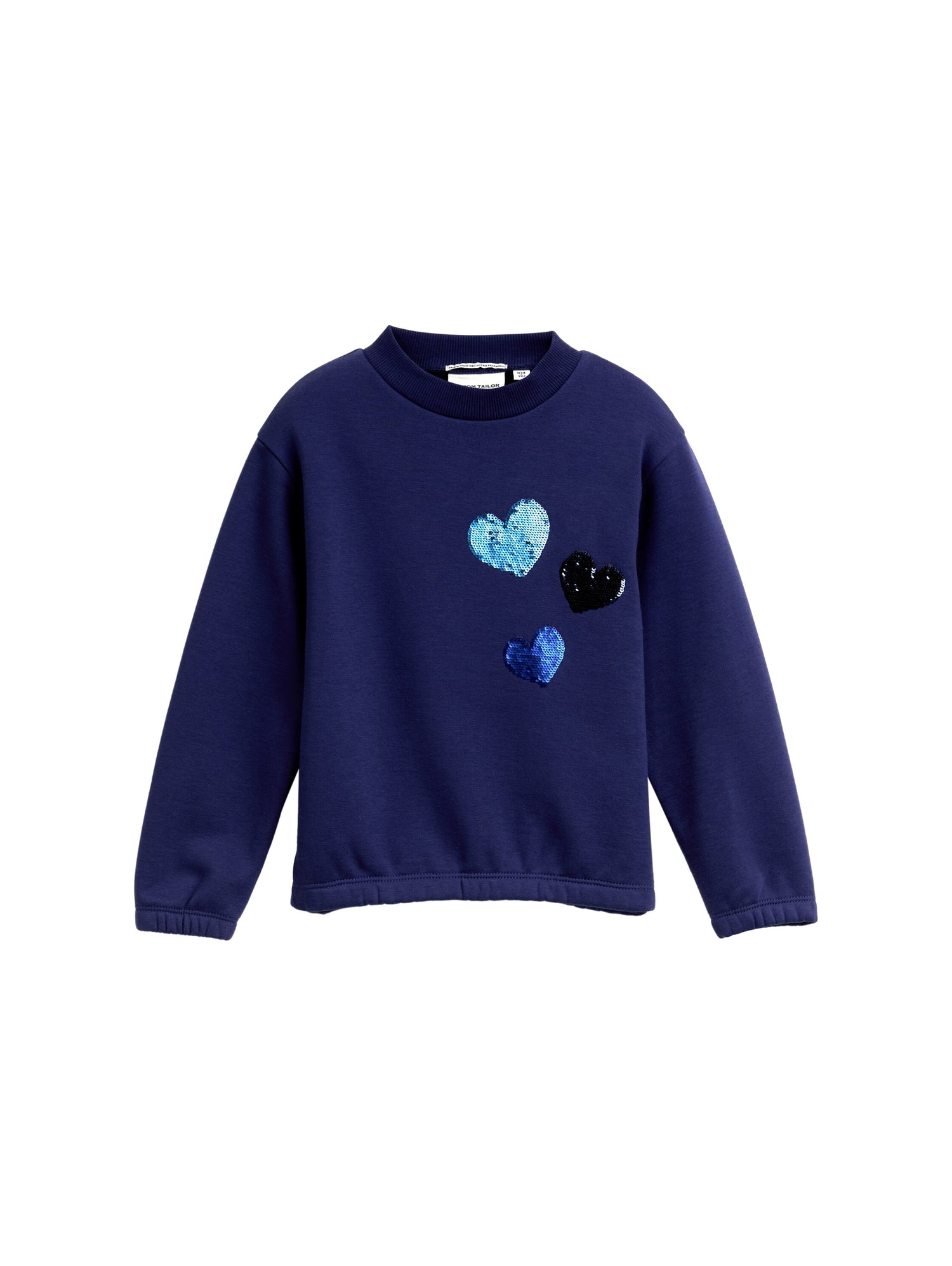 Cropped Sweatshirt mit Wendepailletten
