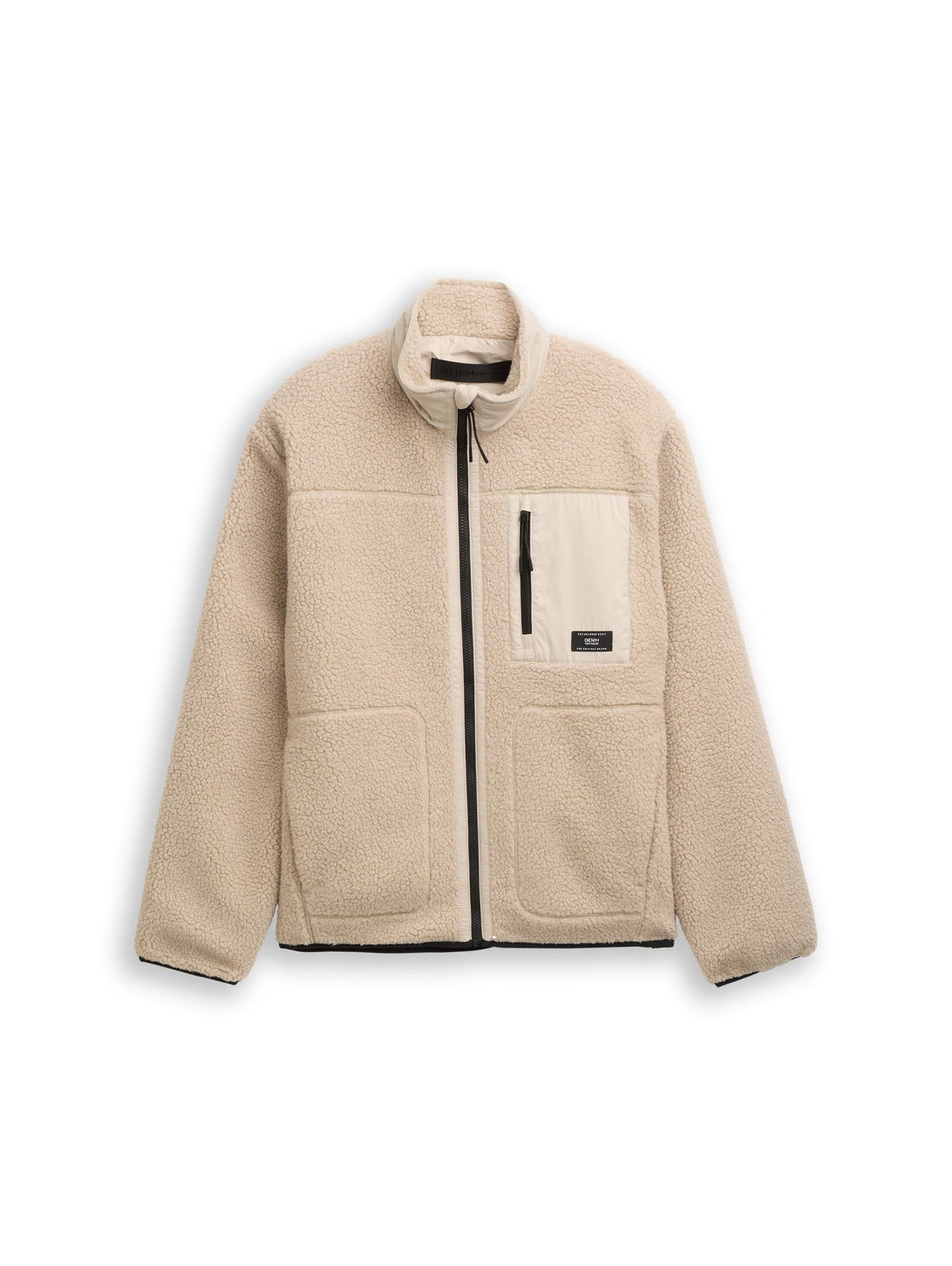 Teddyjacke mit Stehkragen