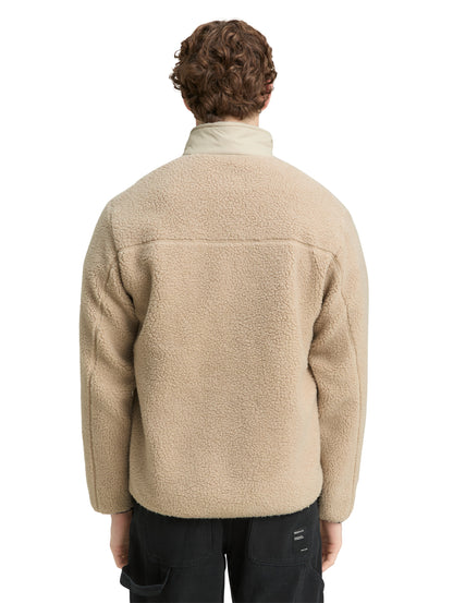 Teddyjacke mit Stehkragen
